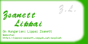 zsanett lippai business card